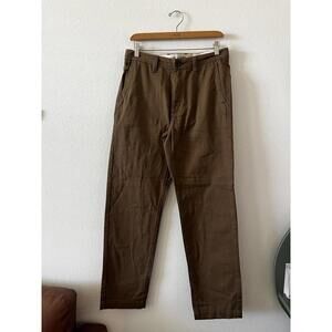 Line Of Trade The Officer Chino Pants Size 30x32 HBT Herringbone Olive Military